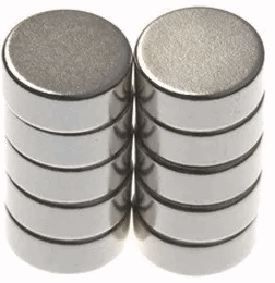 Super Imã de Neodímio 10x4 mm Extra Potente Aderente | Tecnotronics