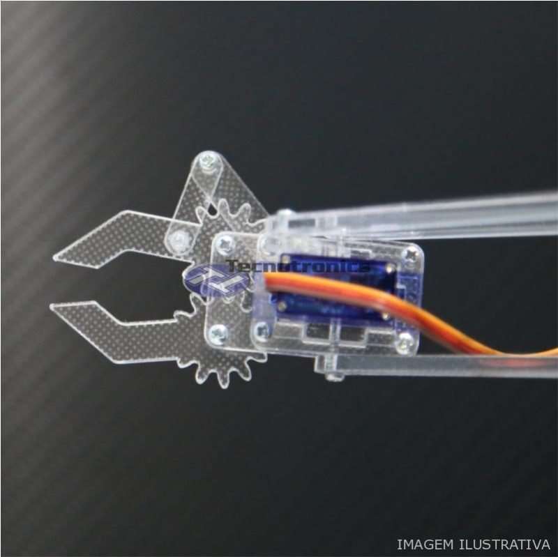Braço Robótico em Acrílico com parafuso e Manual de Montagem para Arduino - Image 3