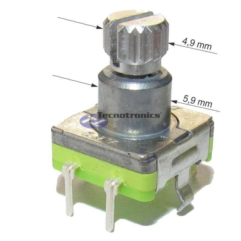 Potenciometro Encoder com Chave Rotativo para Volume DVD CD - Image 2