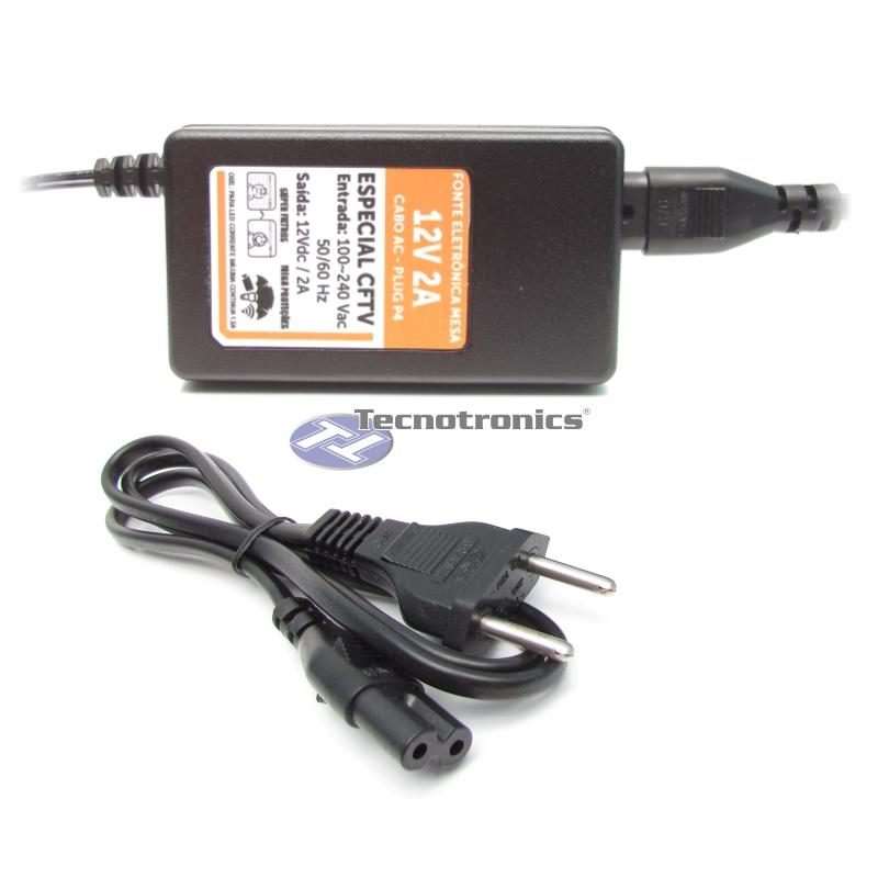 Fonte de Alimentação 12V DC 2A - Image 2