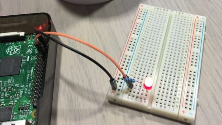 Acender um LED usando o Raspberry Pi