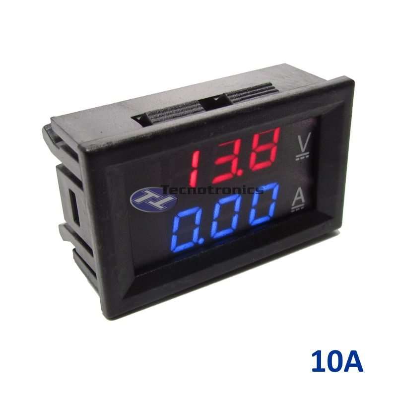 Voltímetro Amperímetro Digital 10A