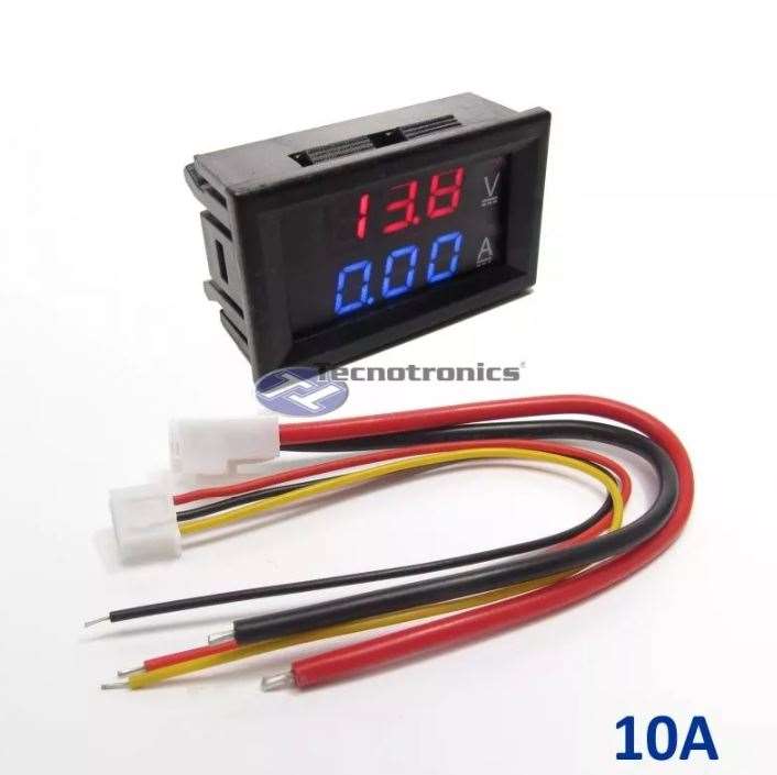 Medidor Eléctrico Digital DEWIN - Voltímetro Amperímetro AC 100-265V, 0-20A - Mide Potencia, Consumo Y Factor De Potencia