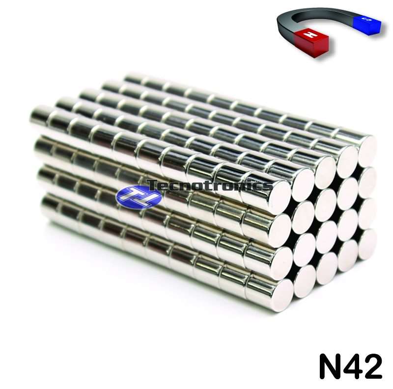 Super Imã de Neodímio 10x10 mm N42 - Super Extra Forte - Image 2