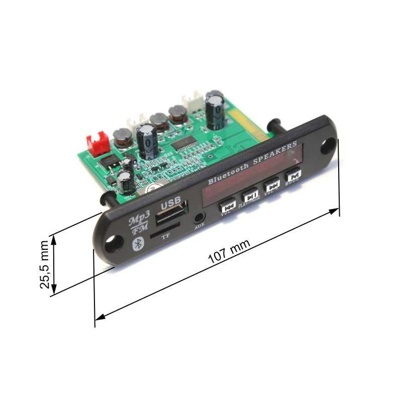 Placa Decodificadora USB Amplificada 15+15 Watts + Fonte 12V 3A - Image 5