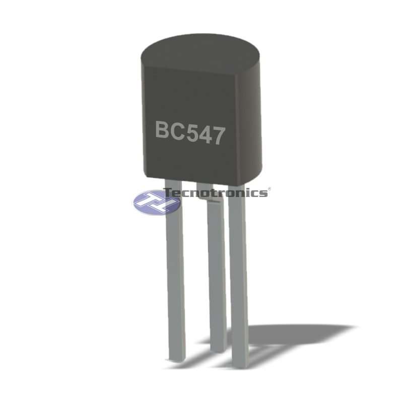 Transistor BC547 NPN Bipolar TO92 para uso geral - Image 2