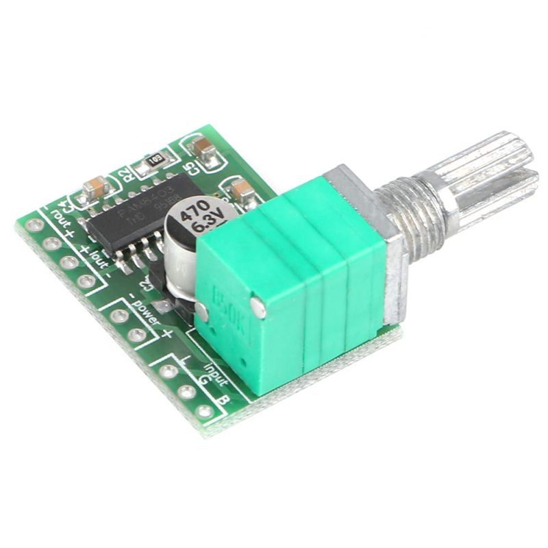 Mini Amplificador Digital PAM8403 5V Interruptor com Potenciômetro - Image 4