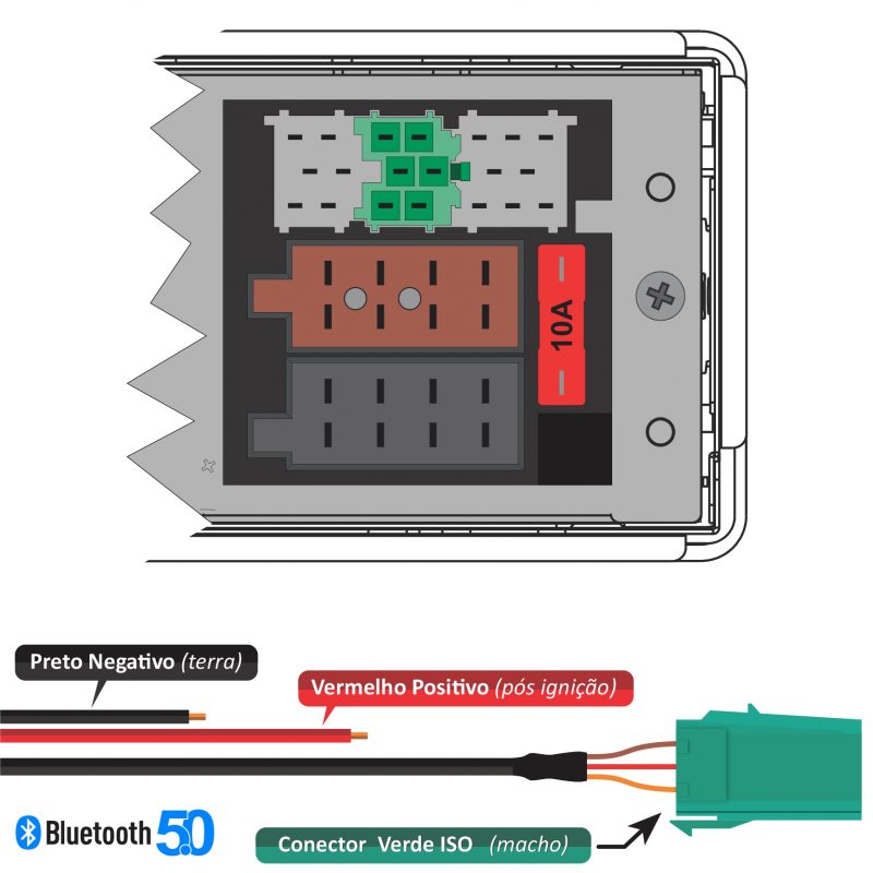 Interface Bluetooth Auxiliar para Radio Original do New Beetle - Image 5