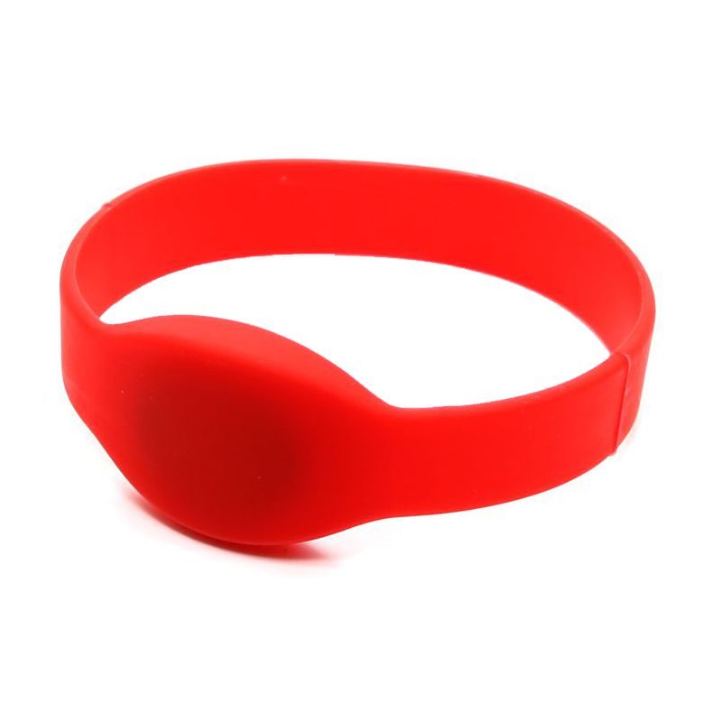 Pulseira De Silicone RFID 125 KHZ Azul Vermelha ou Preta - Image 10