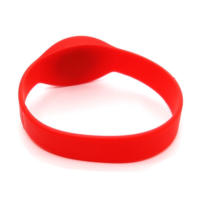 Pulseira De Silicone RFID 125 KHZ Azul Vermelha ou Preta - Image 9